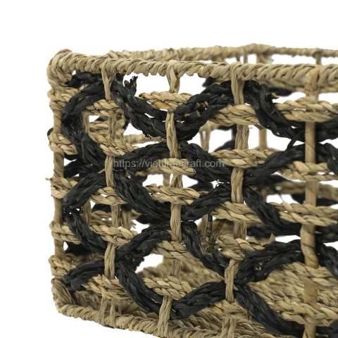 Black Natural Seagrass Basket Vietnam Wholesale