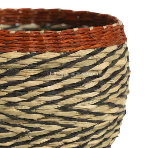 Woven African Style Seagrass Basket Vietnam Wholesale
