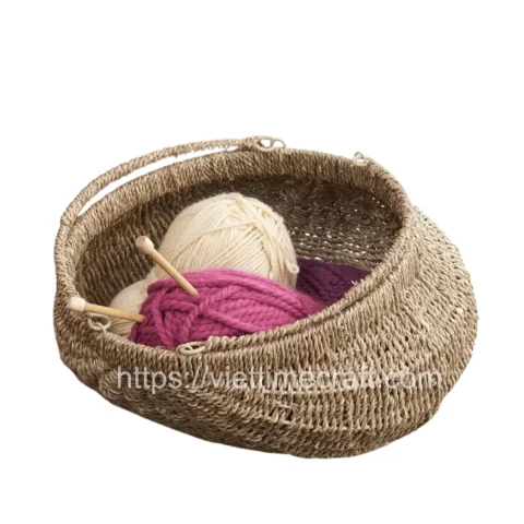 Natural Set 2 Seagrass Basket Vietnam Wholesale