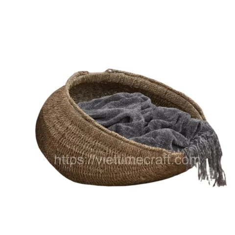Natural Set 2 Seagrass Basket Vietnam Wholesale