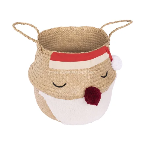 Lovely Santa Belly Basket Christmas Gift Vietnam Wholesale