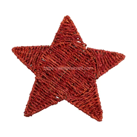 Set of 3 Star shaped Seagrass Wall Decor Wholesale