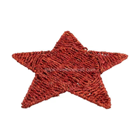 Set of 3 Star shaped Seagrass Wall Decor Wholesale
