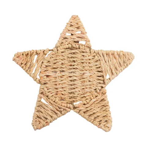 Set of 3 Star shaped Seagrass Wall Decor Wholesale