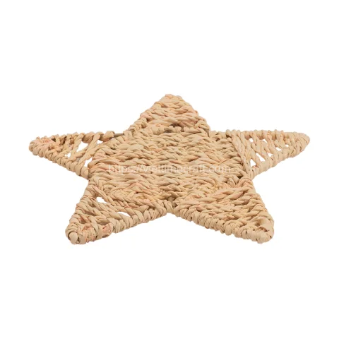 Set of 3 Star shaped Seagrass Wall Decor Wholesale