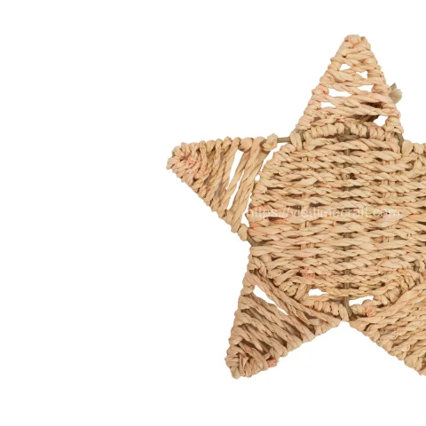 Set of 3 Star shaped Seagrass Wall Decor Wholesale
