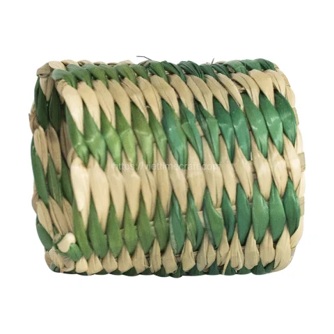 Set of 3 Colorful Seagrass Napkin Ring Vietnam Manufacturer