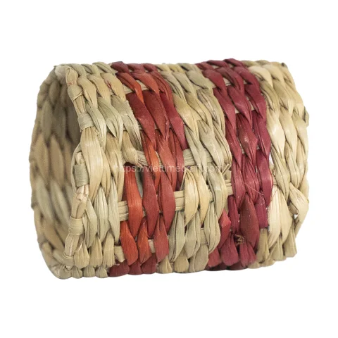 Set of 3 Colorful Seagrass Napkin Ring Vietnam Manufacturer