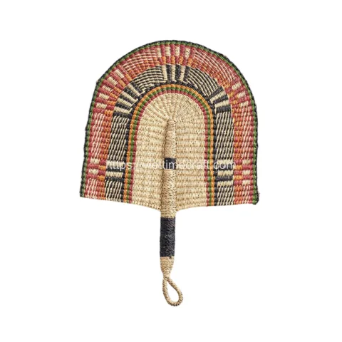 Hand Woven Seagrass Fan Wall Hanging Artwork Wholesale