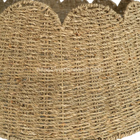 Natural Woven Rustic Touch Seagrass Christmas Tree Collar Home Decoration