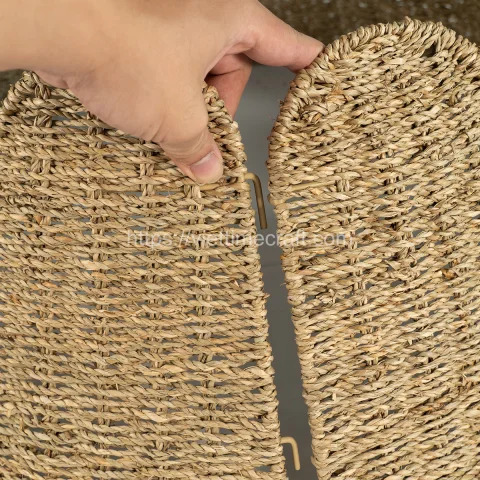 Natural Woven Rustic Touch Seagrass Christmas Tree Collar Home Decoration