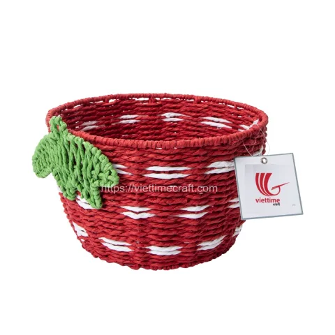 Cute Adorable Strawberry Storage Basket For Kids – GI00022
