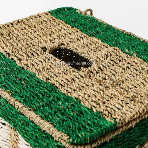Green Seagrass Laundry Baskets Vietnam Manufacturer Wholesale