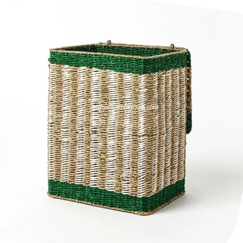 Green Seagrass Laundry Baskets Vietnam Manufacturer Wholesale