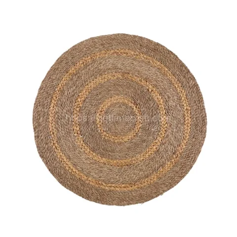 Rattan Export Wholesale Cheap Price Foldable Seagrass Carpet Mix Water Hyacinth - REX-C00739