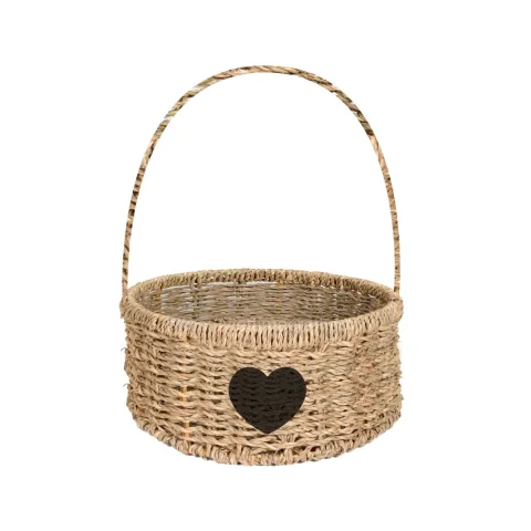 Woven Valentine Seagrass Gift Hamper With Handle Vietnam