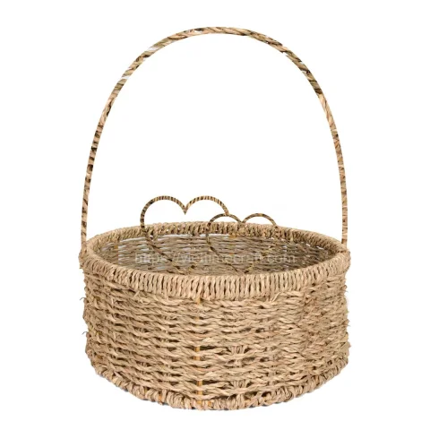 Woven Valentine Seagrass Gift Hamper With Handle Vietnam
