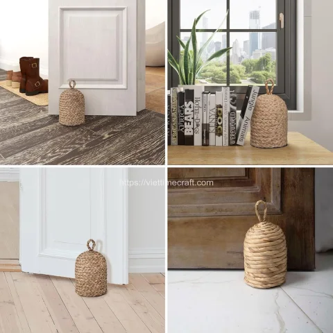 Natural Seagrass Doorstop With Handle Wholesale from Viettimecraft
