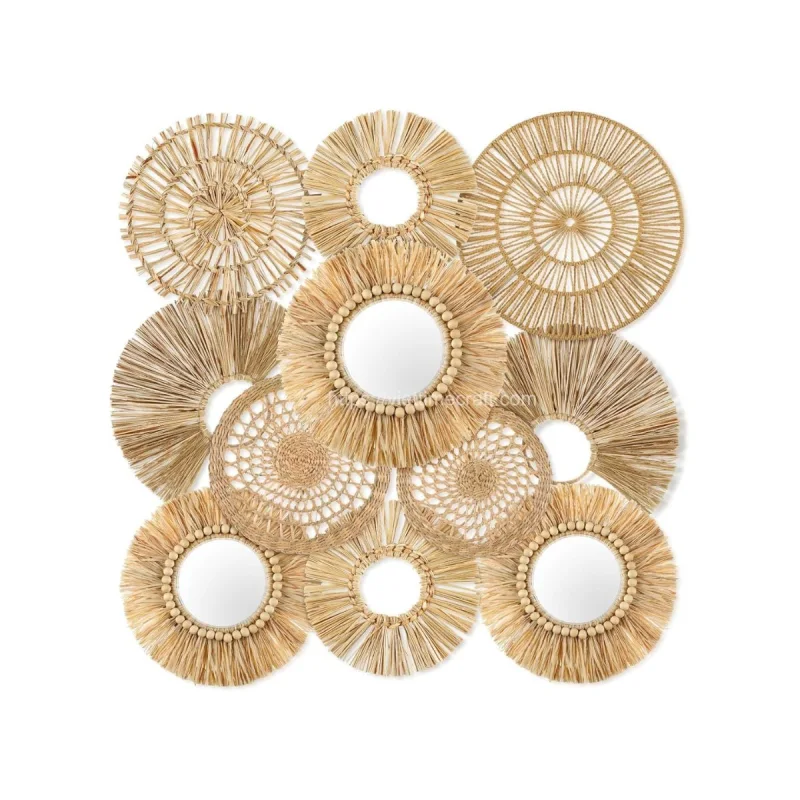 Best Selling Set Of Seagrass Wall Decor For Home