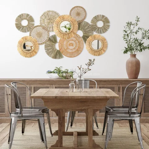 Best Selling Set Of Seagrass Wall Decor For Home