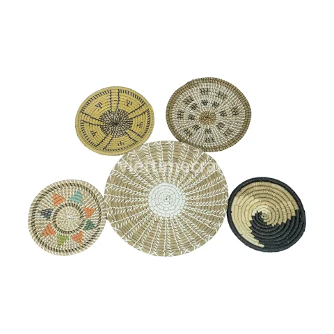 Top sale Set Seagrass Wall Decor Hanging Woven Vietnam Manufacturer