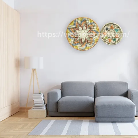 Top sale Set Seagrass Wall Decor Hanging Woven Vietnam Manufacturer