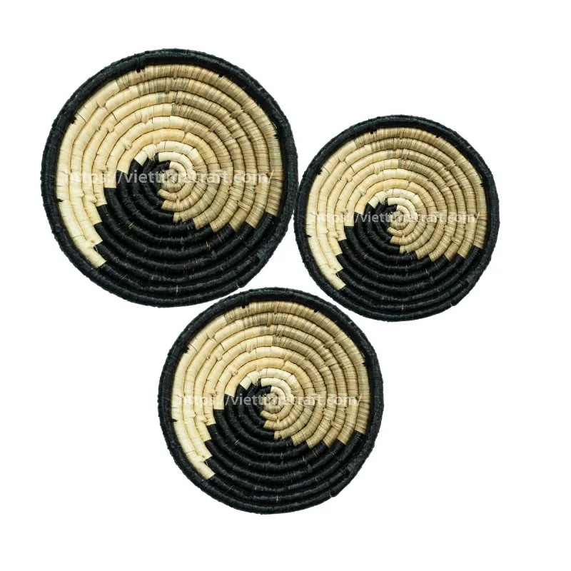 Set Of 3 Durable Seagrass Wall Decor, Wall Hanging For Home Decoration Set – C00776