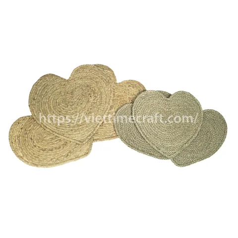 Seagrass Placemat Heart Shape Wholesale