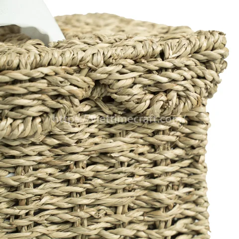 Natural Seagrass Handwoven Tissue Box