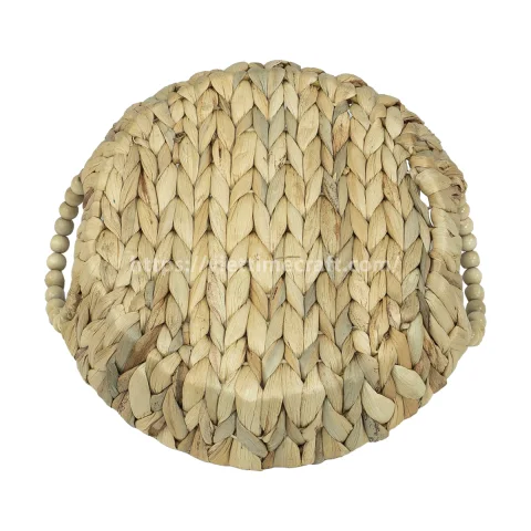 Sustainable Water Hyacinth Wall Hanging Set, Rustic Handmade Decorative Wall Art for Any Room – B00518