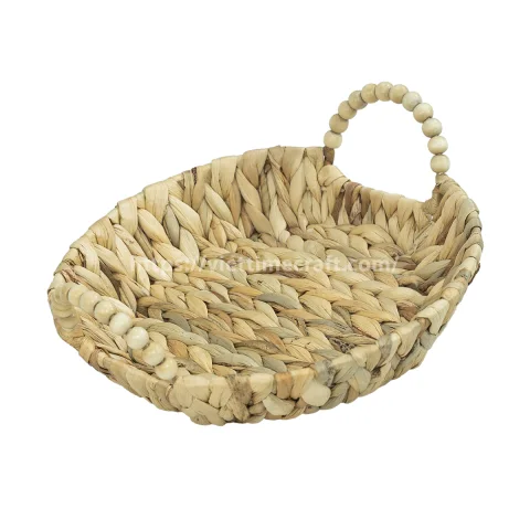 Sustainable Water Hyacinth Wall Hanging Set, Rustic Handmade Decorative Wall Art for Any Room – B00518