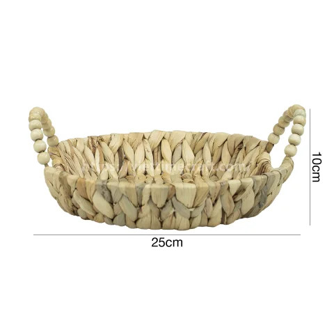 Sustainable Water Hyacinth Wall Hanging Set, Rustic Handmade Decorative Wall Art for Any Room – B00518