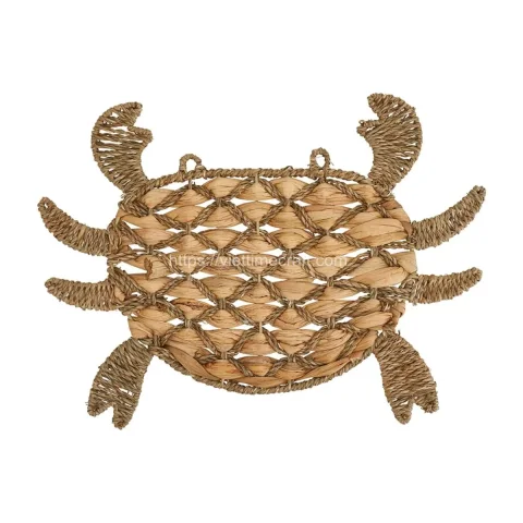 Rattan Export Coastal Design Seagrass And Water Hyacinth Placemat - REX-C0402