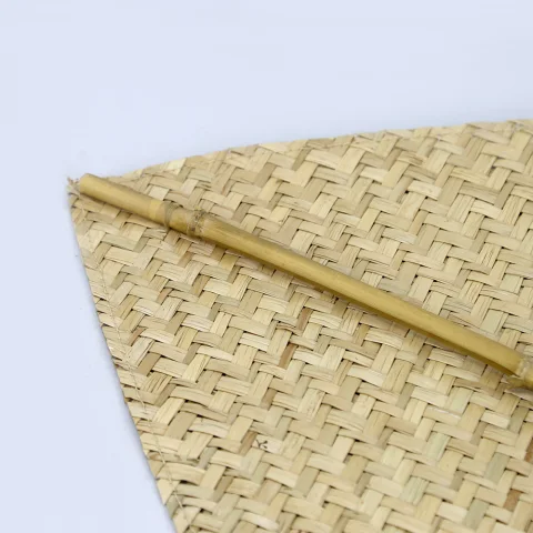 Seagrass Fan Decor Set