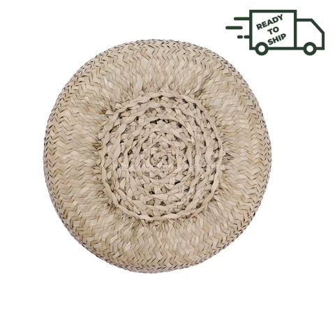 Natural Seagrass Belly Basket With Tassels – Ready To Ship