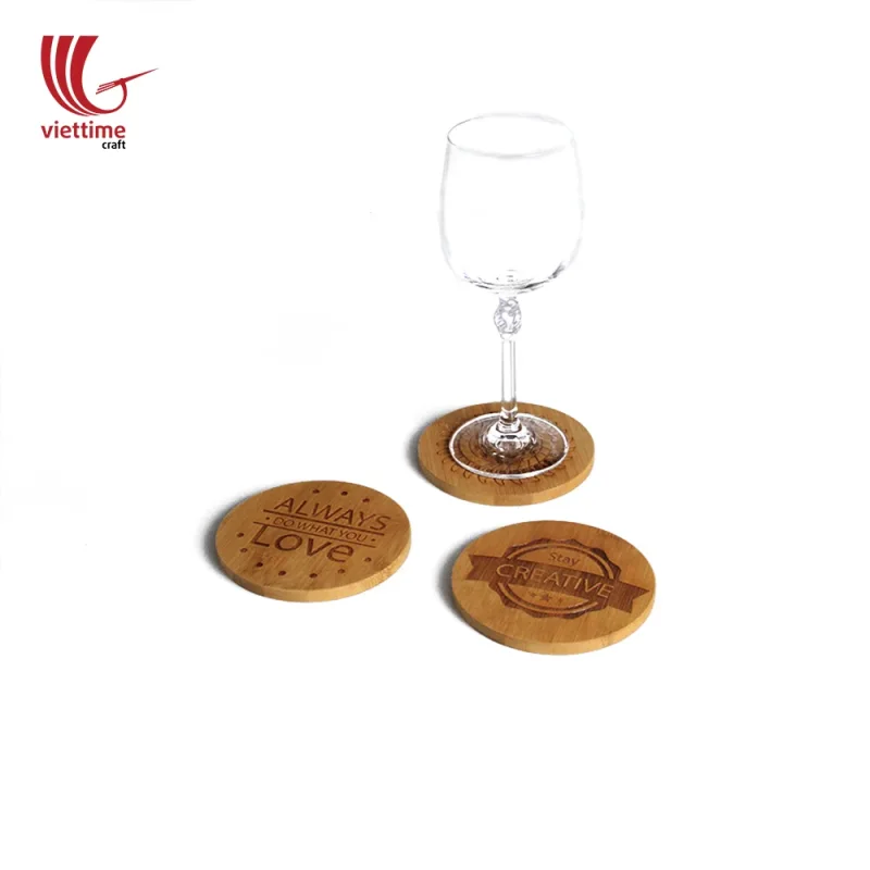 Wooden Coaster Collection Set Of 3