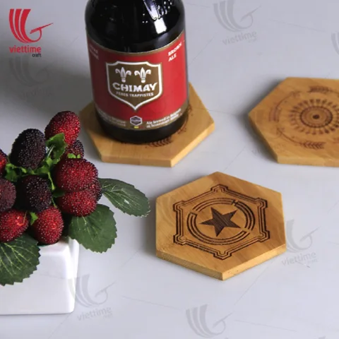 Wooden Coaster Collection Set Of 3