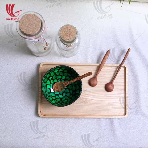 Rectangle Wooden Tray For Serving Food