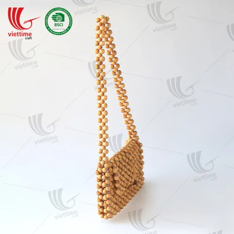 Natural Wooden Bead Bag Wholesale