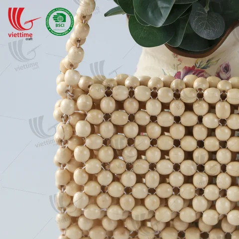 New Design Wooden Bead Bag Wholesale