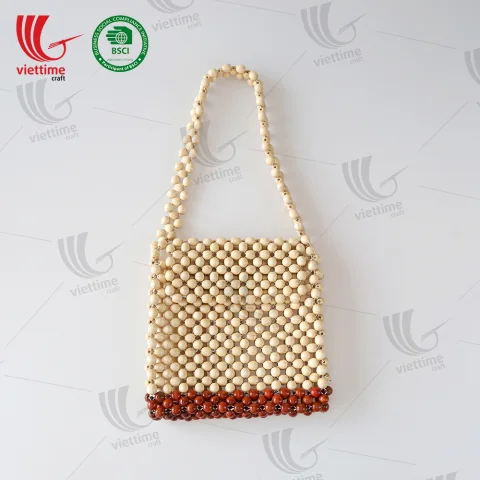 New Design Wooden Bead Bag Wholesale