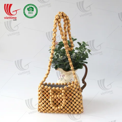 New Ideal Wooden Bead Bag Wholesale