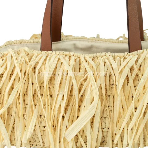 Tassel Paper Straw Handbag / Summer Beach Bag