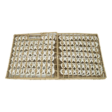 New Arrival Woven Foldable Straw Basket Home Decoration From Viettimecraft