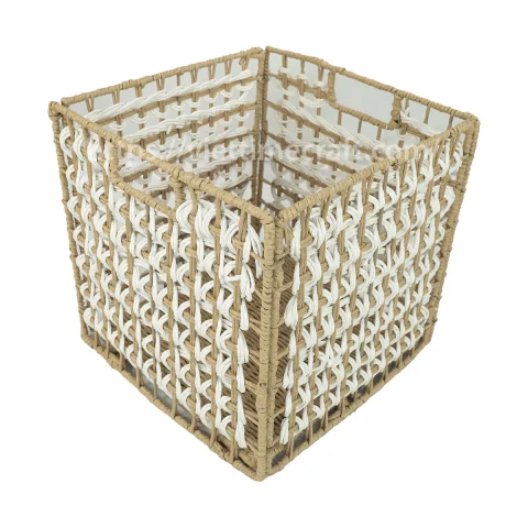 New Arrival Woven Foldable Straw Basket Home Decoration From Viettimecraft