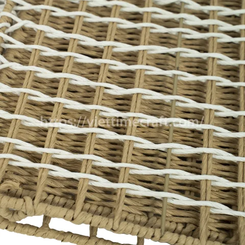 New Arrival Woven Foldable Straw Basket Home Decoration From Viettimecraft