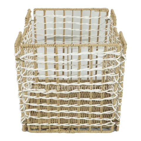 New Arrival Woven Foldable Straw Basket Home Decoration From Viettimecraft