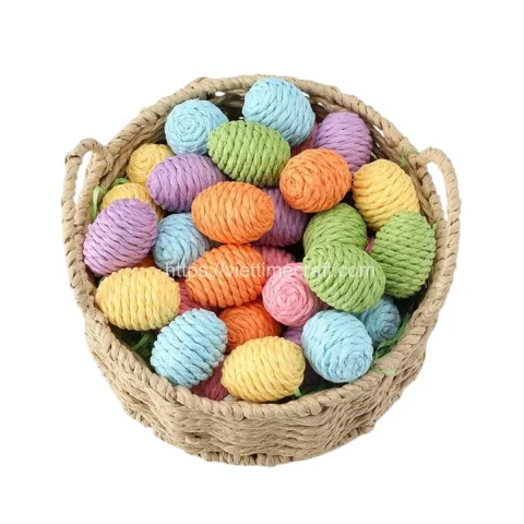 Rattan Export SET Recycled Paper Easter Eggs Must-Have Eco Decor - REX-Gi00027