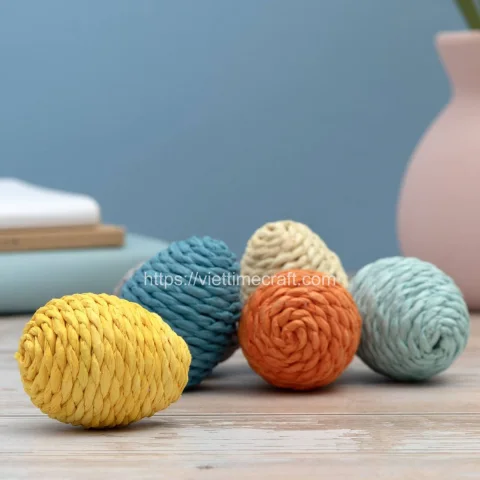 SET Recycled Paper Easter Eggs Must-Have Eco Decor