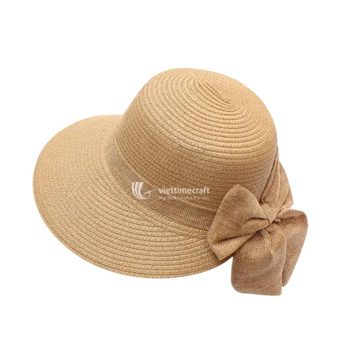 Hot-Selling Straw Hat and Matching Tote Bag Set for Women, Fashionable Summer Beach Accessories – GI00051